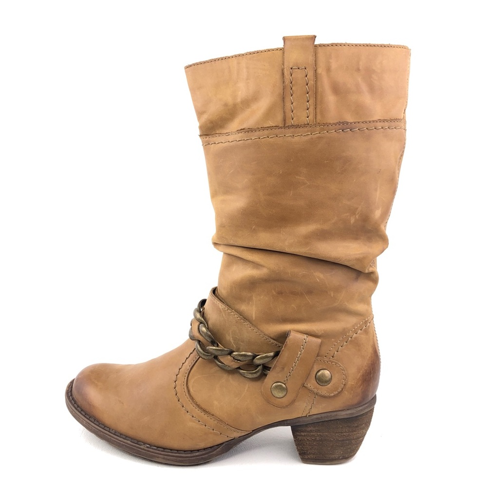 Remonte Dorndorf Brown Leather Mid-Calf Boots EUR 37